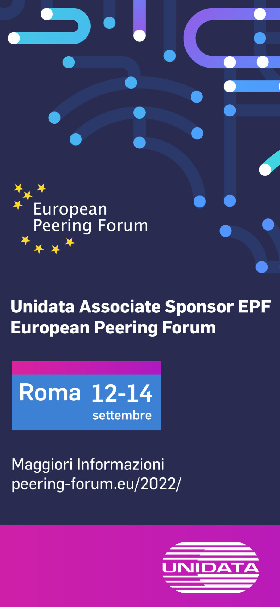 Unidata sponsor dell’European Peering Forum 2022 Unidata Investors